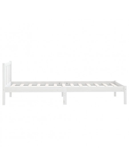 Giroletto Bianco in Legno Massello di Pino 100x200 cm