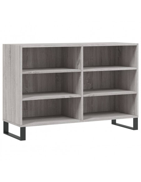 Credenza Grigio Sonoma 103,5x35x70 cm in Legno Ingegnerizzato
