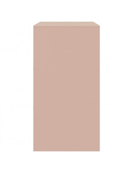 Credenza Rosa 67x39x73 cm in Acciaio