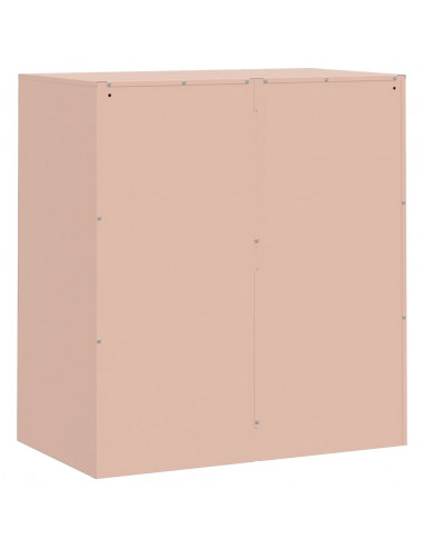 Credenza Rosa 67x39x73 cm in Acciaio