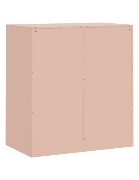 Credenza Rosa 67x39x73 cm in Acciaio