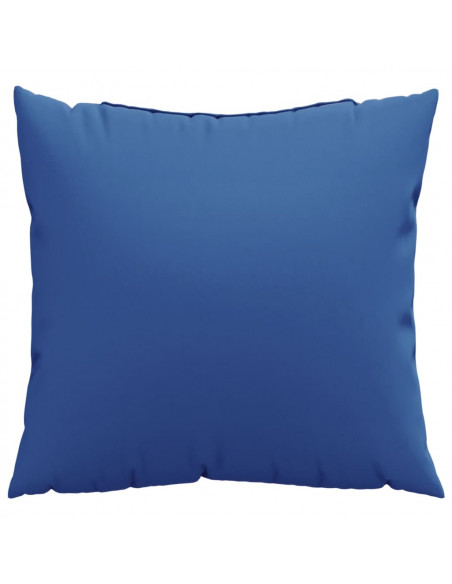 Cuscini per Divano 4 pz Blu Reale 50x50 cm in Tessuto