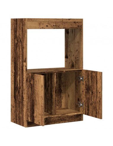 Credenza Legno Antico 63x33x100 cm in Truciolato