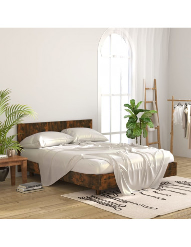 Testiera Letto Rovere Fumo 160x1,5x80 cm in Legno Multistrato