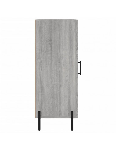Credenza Grigio Sonoma 34,5x34x90 cm in Legno Multistrato