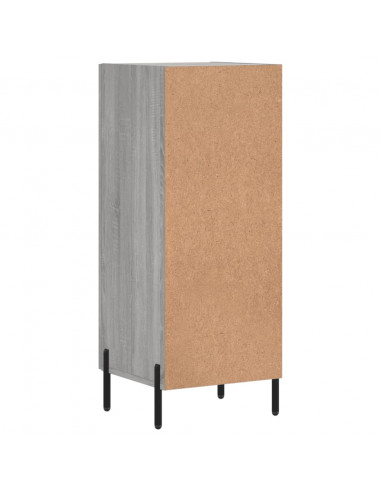 Credenza Grigio Sonoma 34,5x34x90 cm in Legno Multistrato