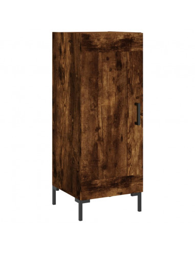 Credenza Rovere Fumo 34,5x34x180 cm in Legno Multistrato