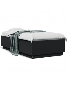 Giroletto Nero 90x190 cm in Legno Multistrato 2