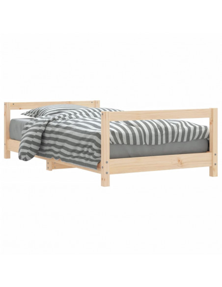 Giroletto per Bambini 80x160 cm in Legno Massello di Pino
