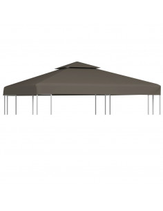 Copertura Superiore per Gazebo a 2 Strati 310 g/m² 3x3m Talpa 2