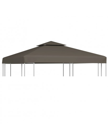 Copertura Superiore per Gazebo a 2 Strati 310 g/m² 3x3m Talpa