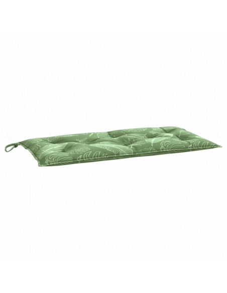 Cuscino per Panca a Foglie 100x50x7 cm in Tessuto Oxford