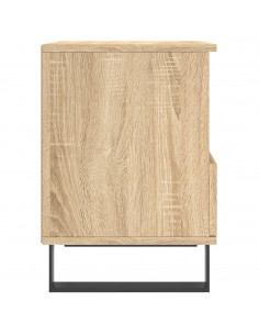 Comodino Rovere Sonoma 40x35x50 cm in Legno Multistrato 2