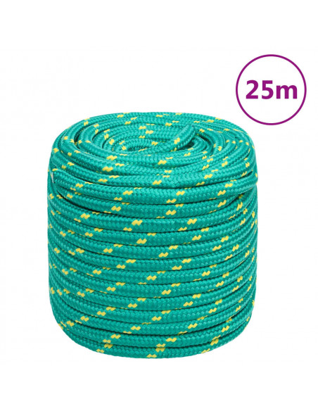 Corda per barca Verde 16 mm 25 m in Polipropilene