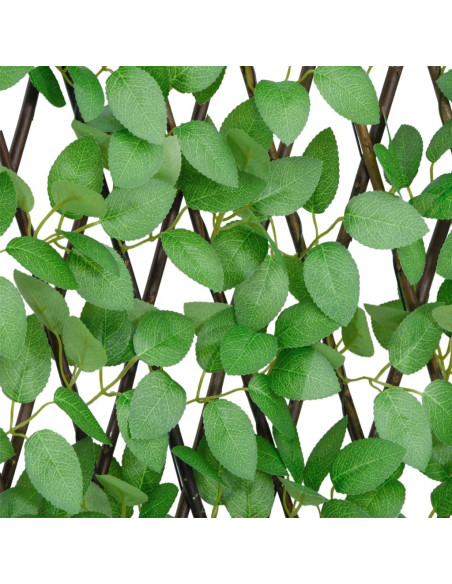 Traliccio Edera Artificiale Espandibile Verde 180x65 cm