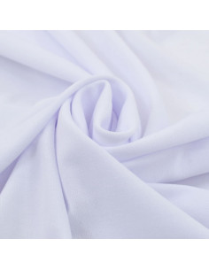 Copertura Elastica per Tavolo con Gonna 2 pz 120x74 cm Bianco 2