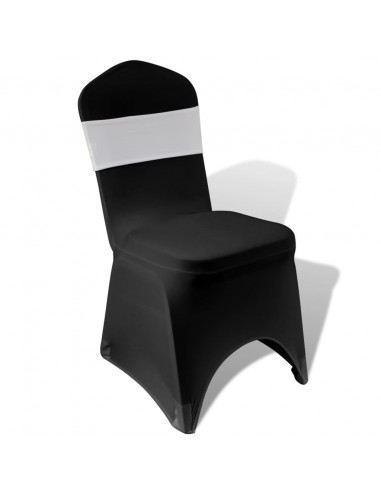 Fascia Elasticizzata Crema Decorativa Sedia con Fibbia Diamante 25 pz