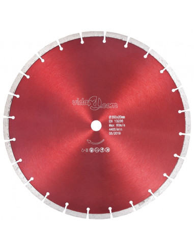 Disco da Taglio Diamantato in Acciaio 350 mm