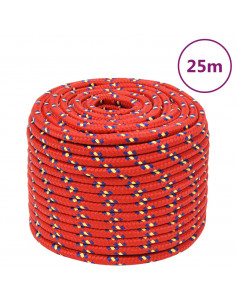 Corda Nautica Rossa 14 mm 25 m in Polipropilene 2