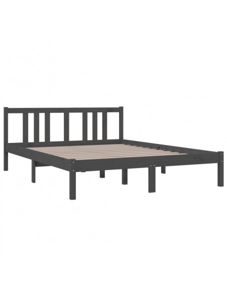 Giroletto Grigio in Legno Massello 140x190 cm