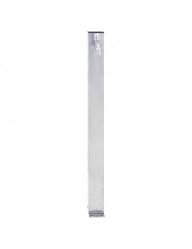 Colonna d'Acqua da Giardino 100 cm Acciaio Inox Quadrato