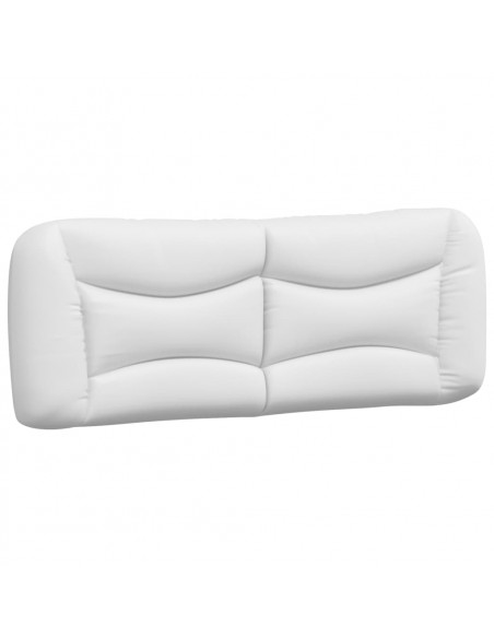 Giroletto con Testiera Bianco 140x190 cm in Similpelle
