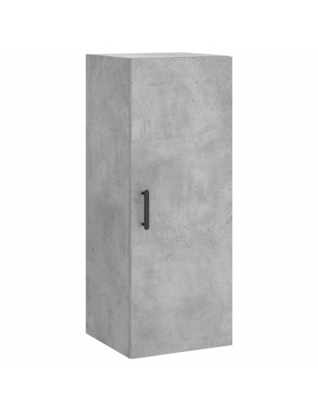 Credenza Grigio Cemento 34,5x34x180 cm in Legno Multistrato