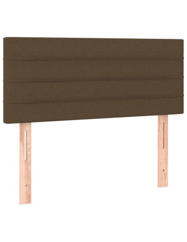 Testiera Marrone Scuro 100x5x78/88 cm in Tessuto