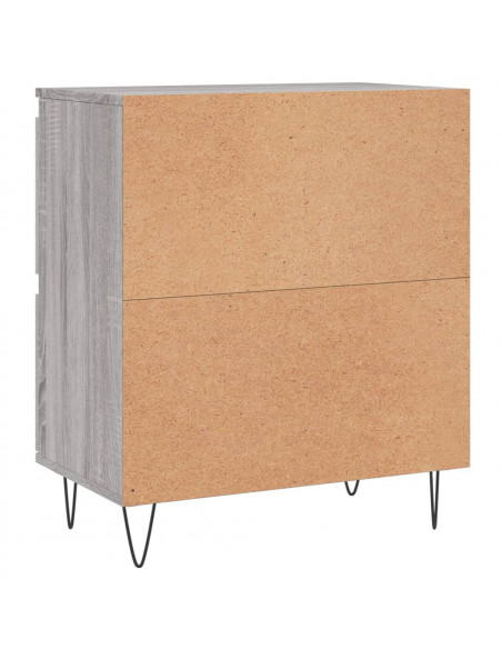 Credenze 3 pz Grigio Sonoma in Legno Multistrato