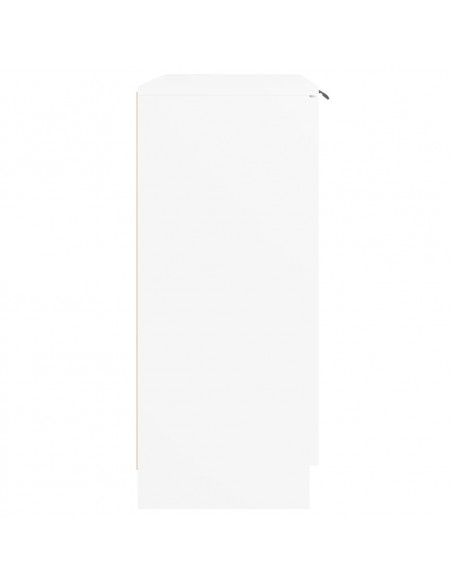 Credenza Bianca 60x30x70 cm in Legno Multistrato