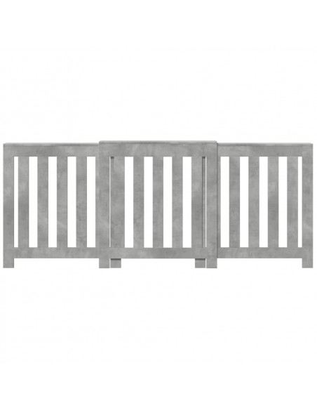 Copertura Termosifone Grigio Cemento 205x21,5x83,5 Multistrato