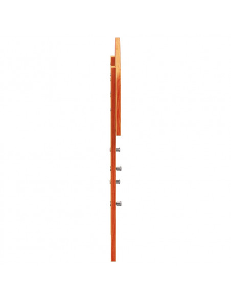 Testiera Marrone Cera 90 cm in Legno Massello di Pino