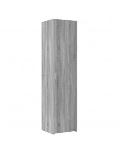 Credenza Grigio Sonoma 45x42,5x185 cm in Legno Multistrato 2