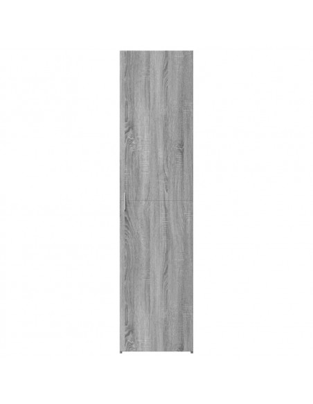 Credenza Grigio Sonoma 45x42,5x185 cm in Legno Multistrato