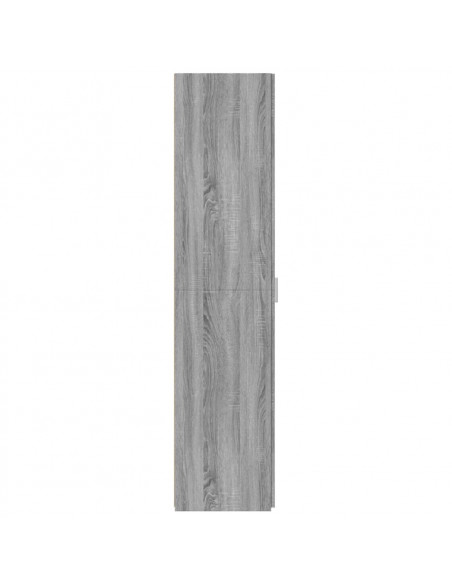 Credenza Grigio Sonoma 45x42,5x185 cm in Legno Multistrato