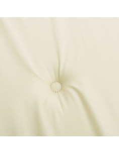 Cuscino per Panca Crema 180x50x3 cm in Tessuto Oxford