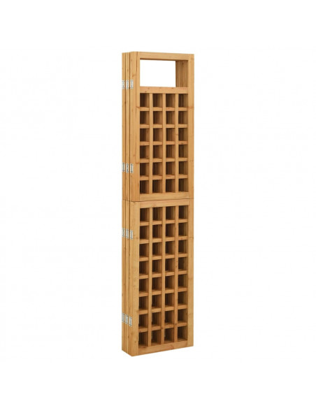 Divisorio a 6 Pannelli in Legno Massello di Abete 242,5x180 cm