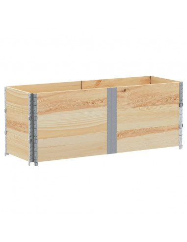 Fioriera da Giardino 150x50 cm in Legno Massello di Pino