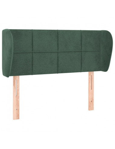 Testiera ad Orecchio Verde Scuro 83x23x78/88 cm in Velluto