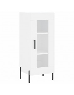 Credenza Bianca 34,5x34x180 cm in Legno Multistrato 2