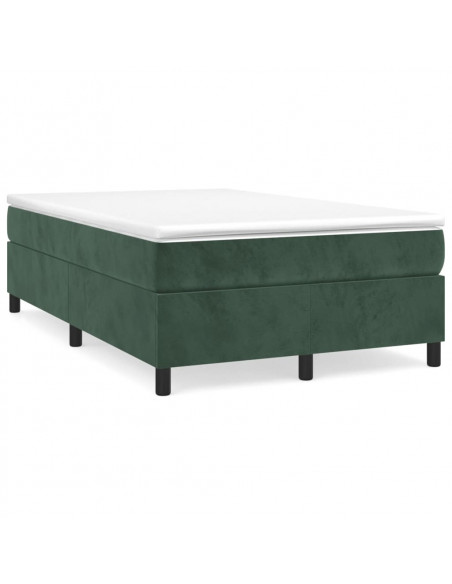 Giroletto a Molle Verde Scuro 120x200 cm in Velluto