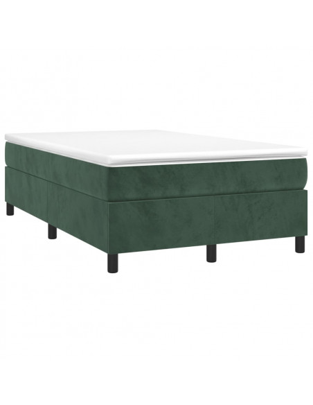 Giroletto a Molle Verde Scuro 120x200 cm in Velluto