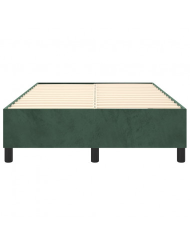 Giroletto a Molle Verde Scuro 120x200 cm in Velluto