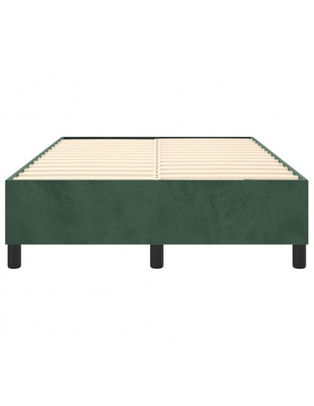 Giroletto a Molle Verde Scuro 120x200 cm in Velluto