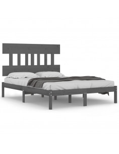 Giroletto Grigio in Legno Massello 200x200 cm 2