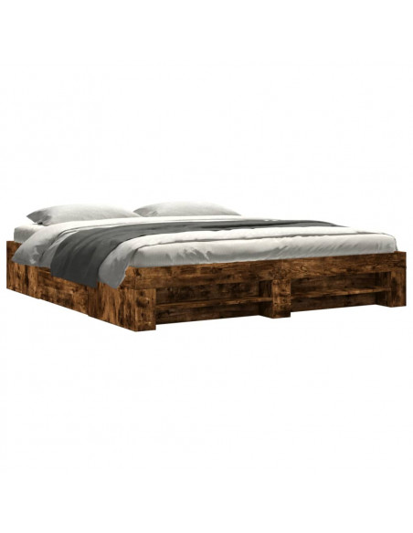 Giroletto Rovere Fumo 180x200 cm in Legno Multistrato