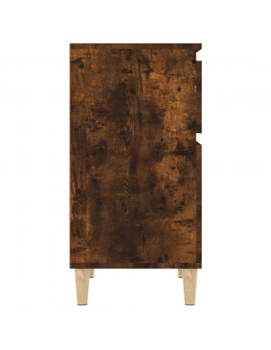 Comodini 2pz Rovere Fumo 40x35x70 cm