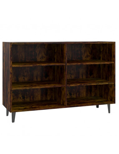 Credenza Rovere Fumo 103,5x35x70 cm in Truciolato