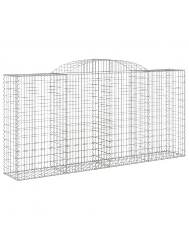 Cesto Gabbione ad Arco 300x50x140/160 cm Ferro Zincato