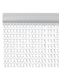 Zanzariera da Porta a Catena 90x220 cm in Alluminio 2
